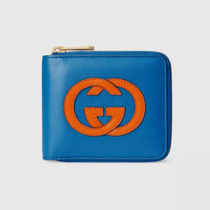 Interlocking Double G Full Zip Wallet